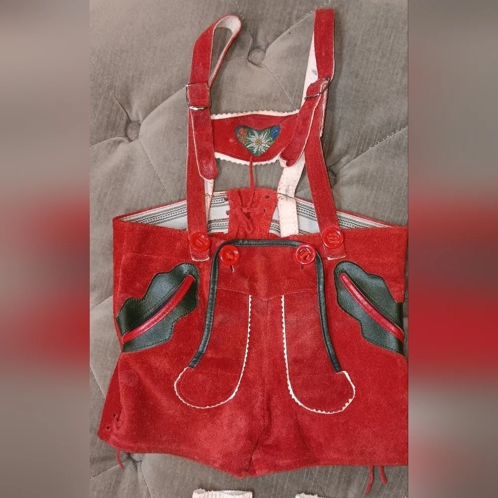 Nohstadt & Co. Vintage Austrian Lederhosen Toddler Size 92/ 2T